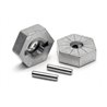Hex Wheel Hub 17Mm (Silver)