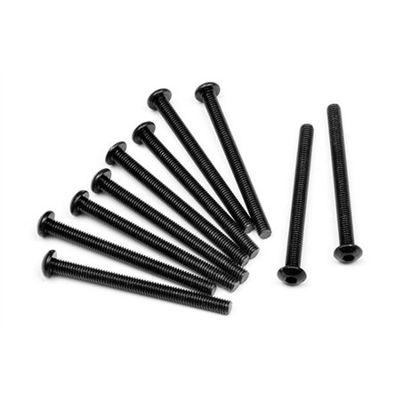 Button Head Screw M3X35Mm (Hex Socket/10Pcs)
