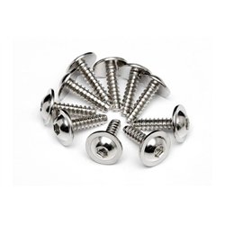 Tp. Flanged Screw M2.6X10Mm (Hex Socket/10Pcs)