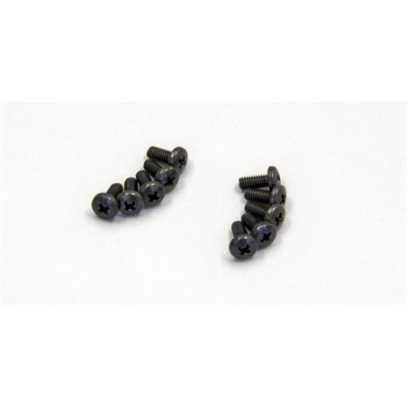 BIND HEAD 2.6X6MM METALLIC SCREWS (10)