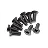 Flat Head Screw M4X12Mm (6Pcs)