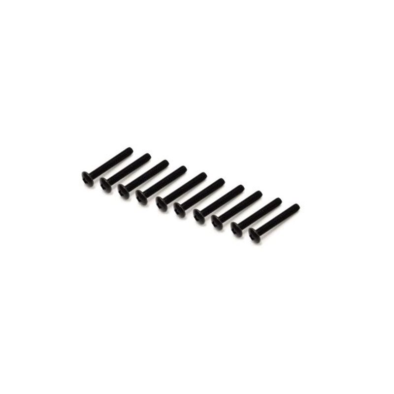 BIND HEAD 2.6X18MM METALLIC SCREWS (10)
