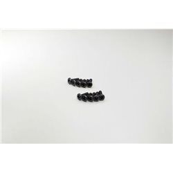 BIND HEAD 3X10MM METALLIC SCREWS (10)