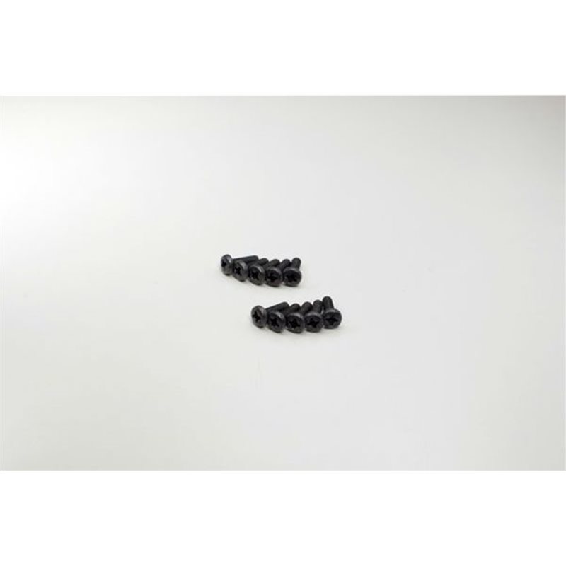 BIND HEAD 3X10MM METALLIC SCREWS (10)