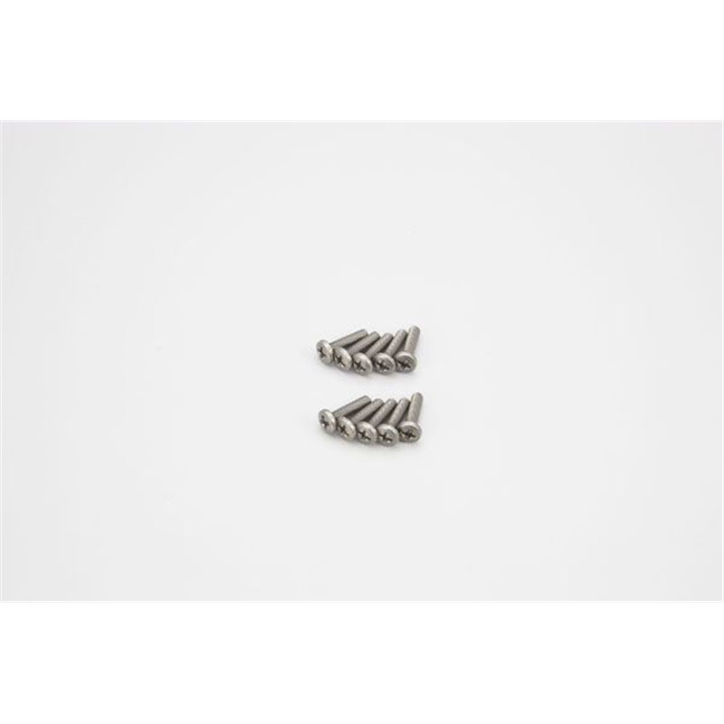 BIND HEAD 3X12MM TITANIUM SCREWS (F/METAL) (10)