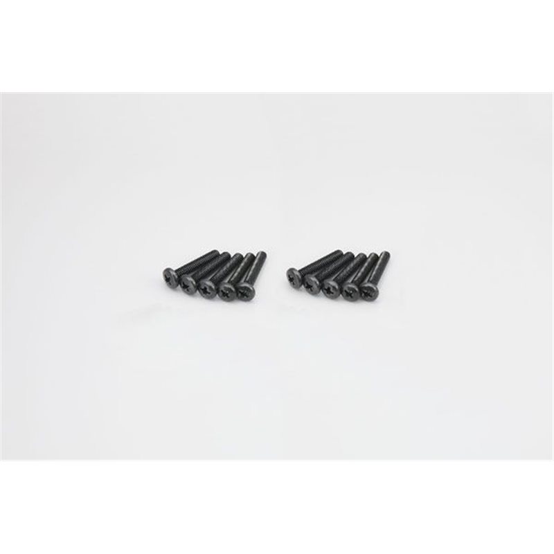 BIND HEAD 4X15MM METALLIC SCREWS (10)