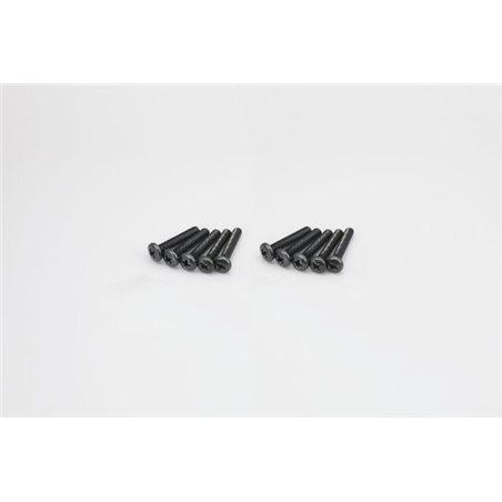 BIND HEAD 4X15MM METALLIC SCREWS (10)