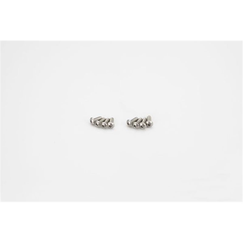 HEX TITAN BUTTON SCREWS 3X8MM (8)