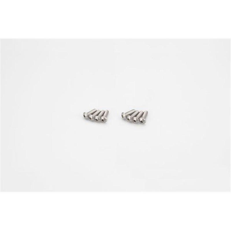 HEX TITAN BUTTON SCREWS 3X10MM (8)