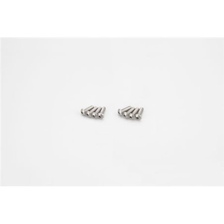 HEX TITAN BUTTON SCREWS 3X10MM (8)