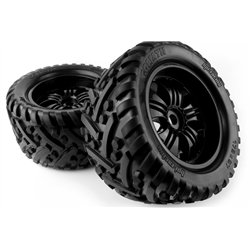 Mounted Goliath Tire on 3251 Tremor Black Wheel