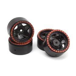CL-5 Beadlock Wheel 1.2in (Red/4pcs)
