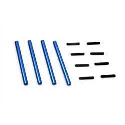 Aluminum Link Blue 6x72mm M4 (4PCS)