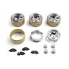 CL-6 Aluminum Wheel 1.2in (Silver/4pcs)