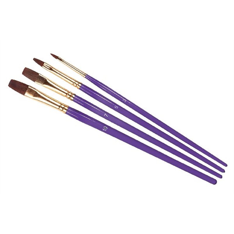 Penselset Platt (3/5/7/10)