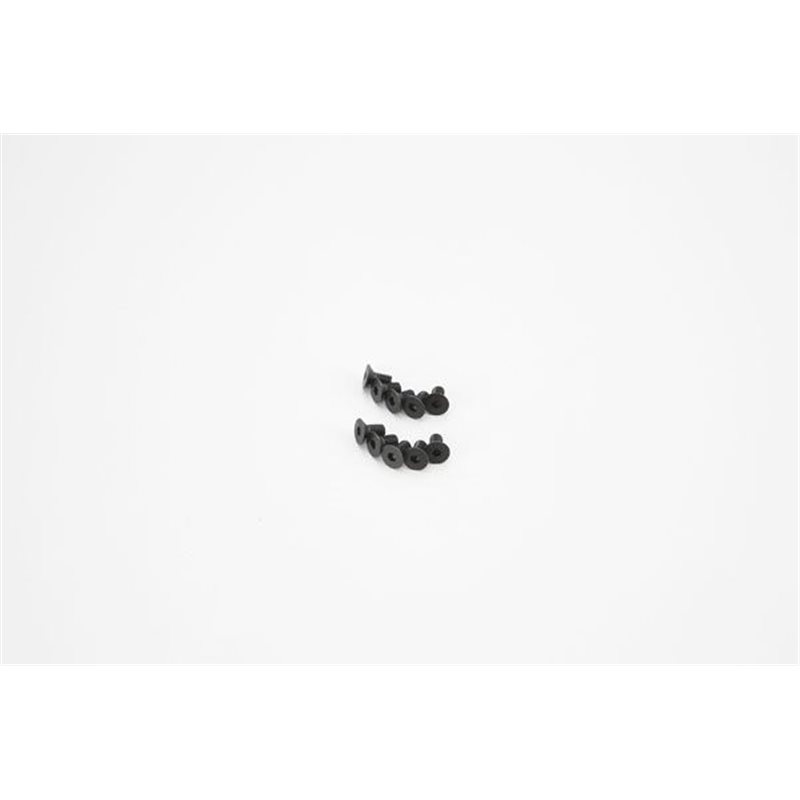 Hex Flat Head Screws 3x6mm (10)