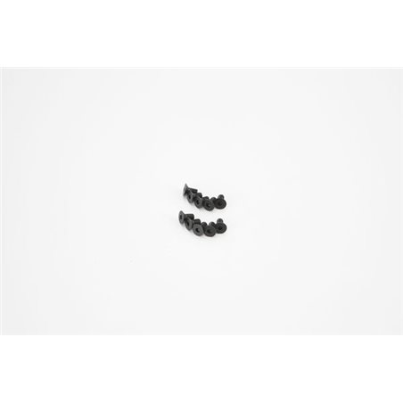 Hex Flat Head Screws 3x6mm (10)