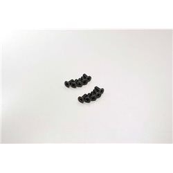 FLAT HEAD 3X8MM METALLIC SCREWS (10)
