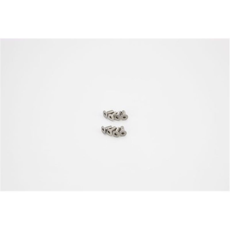 TITAN HEX FLAT HEAD SCREWS 3X8MM (8)