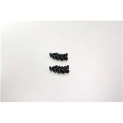 FLAT HEAD 3X10MM METALLIC SCREWS (10)