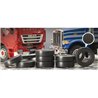 1:24 Truck Rubber Tyres 8pcs