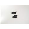 FLAT HEAD 3X16MM METALLIC SCREWS (10)