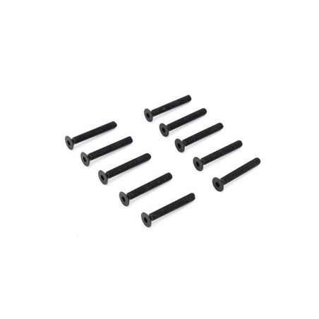 Hex Flat Head Screws 3x22mm (10)
