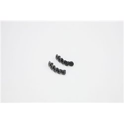FLAT HEAD 4X6MM METALLIC SCREWS (10)