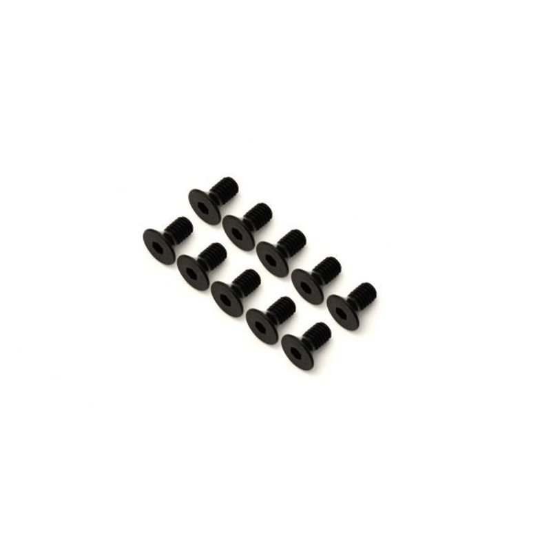 Hex Flat Head Screws 4x8mm (10)