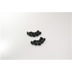 Hex Flat Head Screws 4x10mm (10)