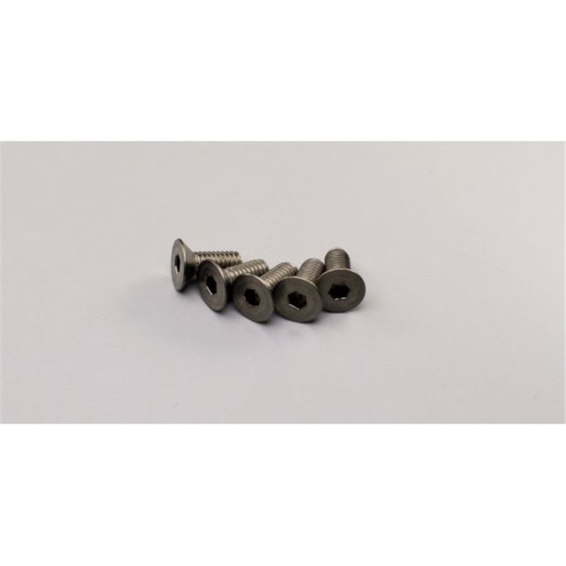 TITAN HEX FLAT HEAD SCREWS 4X10MM (5)