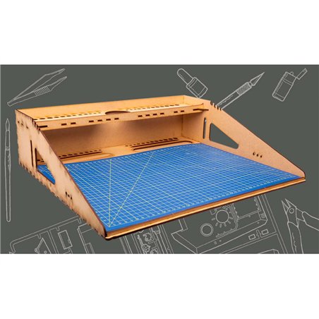 Work station for modelling 46x39x12cm