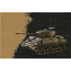 1:56 M4A3E8 Sherman "Fury"
