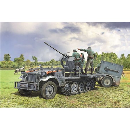 1:35 Sd.Kfz 10/4 with flak 30 and crew