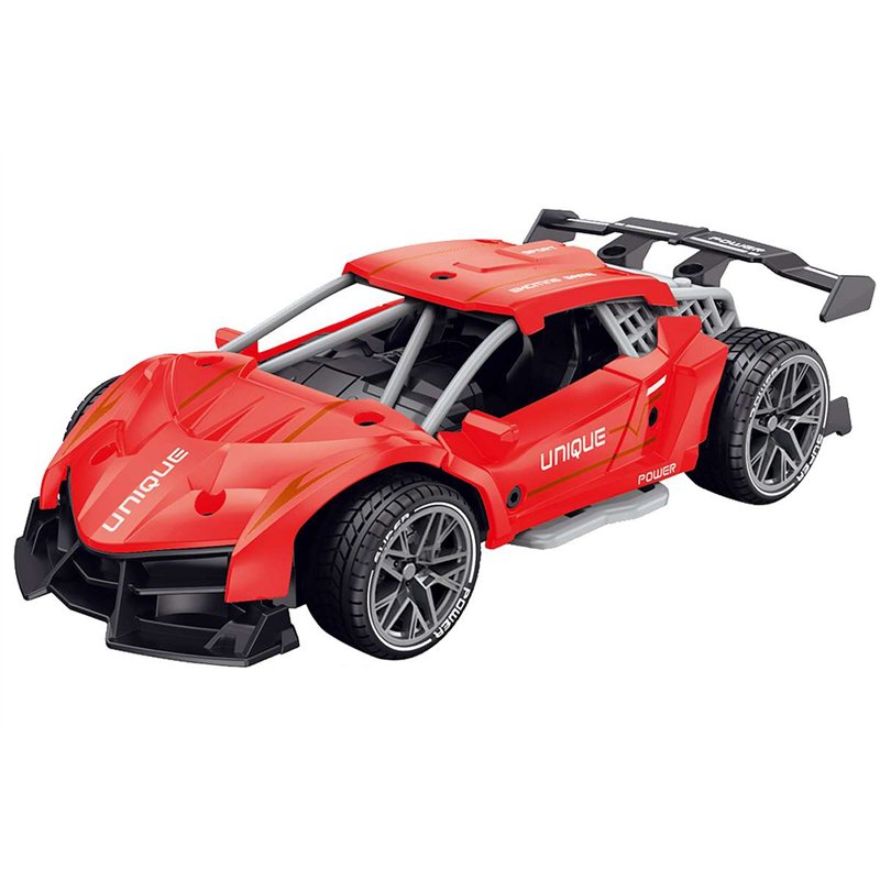 Die-cast pull back car w/sound & Try-Me, red