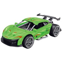 Die-cast pull back car w/sound & Try-Me, green