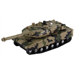 Military tank w/friction, light, sound & Try-Me