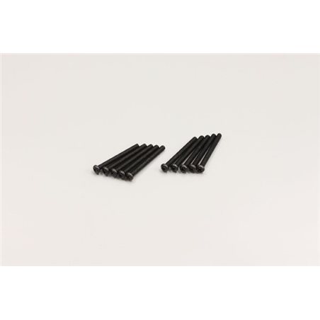 ROUND HEAD 2.6X25MM METALLIC SCREWS (10)