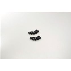 ROUND HEAD 3X6MM METALLIC SCREWS (10)