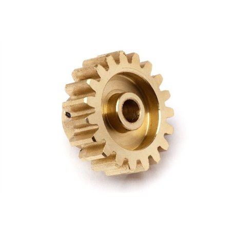 19T Brass Pinion Gear (0.8 M / 32DP 3.175 Shaft)