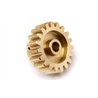 19T Brass Pinion Gear (0.8 M / 32DP 3.175 Shaft)