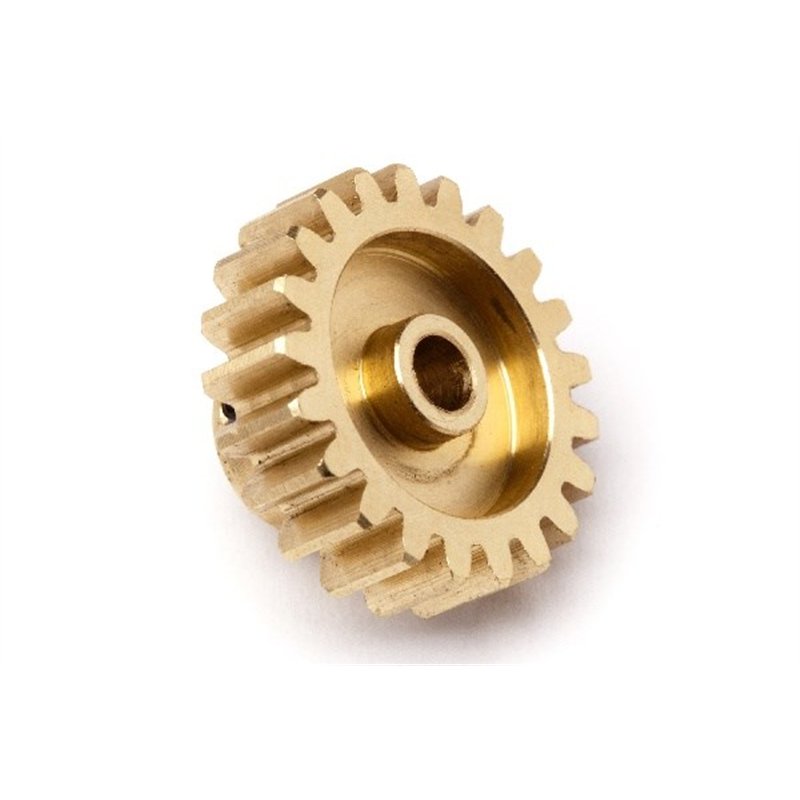 21T Brass Pinion Gear (0.8 M / 32DP 3.175 Shaft)