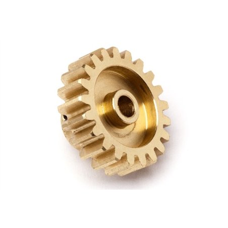21T Brass Pinion Gear (0.8 M / 32DP 3.175 Shaft)