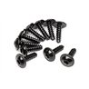 T.P FLANGED SCREW M3X10MM (10 PCS)