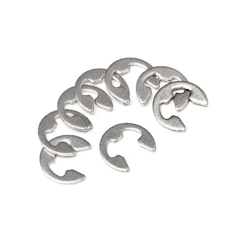 E-Clips 4.0mm 8 Pcs