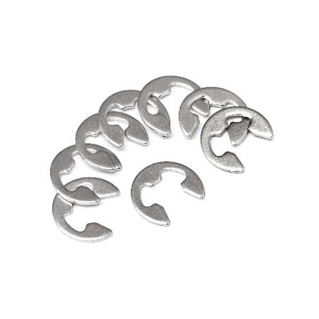 E-Clips 4.0mm 8 Pcs