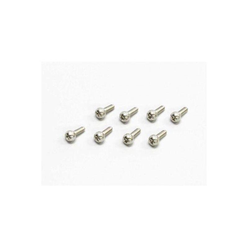 5.8mm Pillow Balls (8) Silver Colour