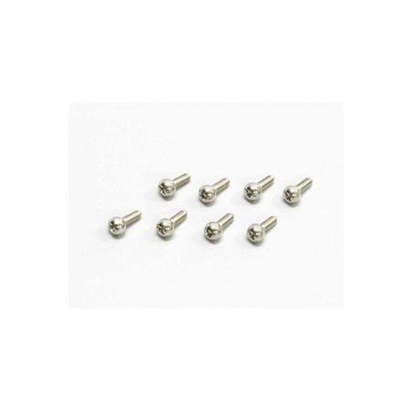 5.8mm Pillow Balls (8) Silver Colour