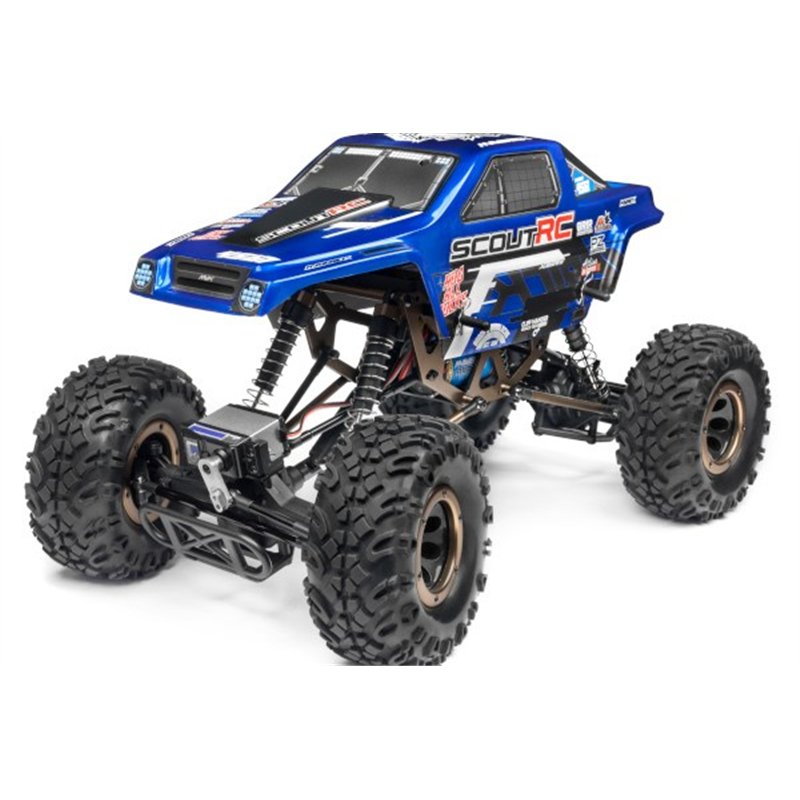 CLEAR SCOUT RC BODYSHELL W/DECALS