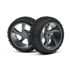 1/18 BUGGY WHEEL & TYRE ASSEMBLY (ION XB)